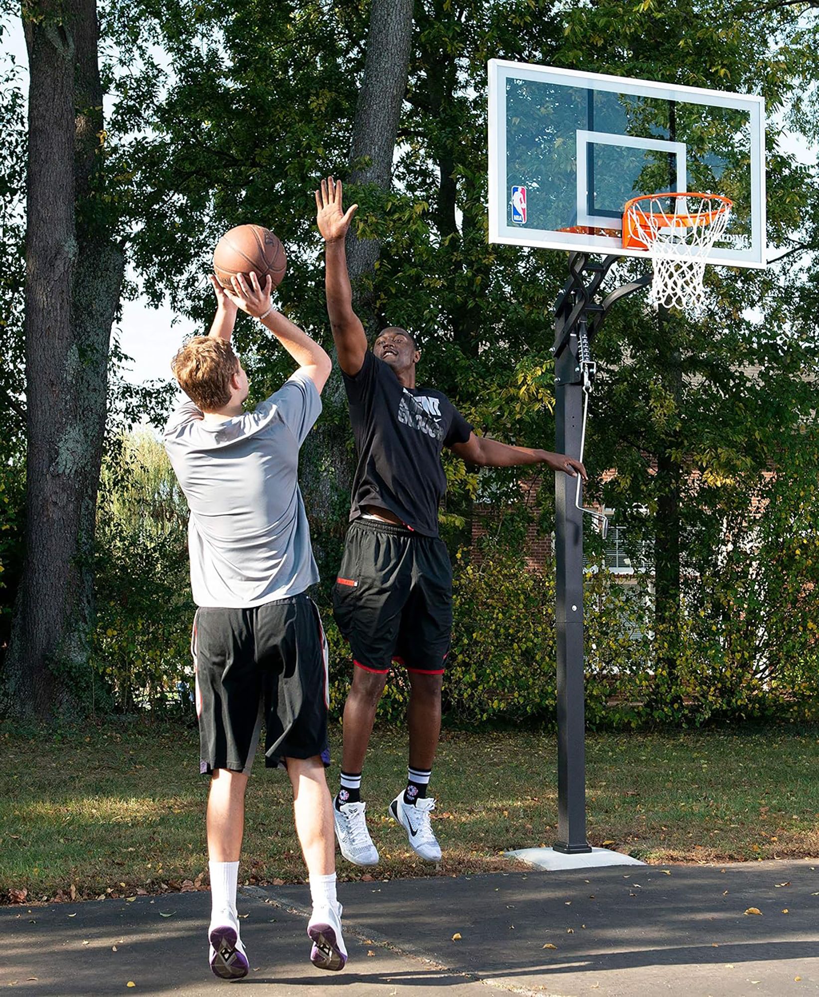 Spalding 54" Acrylic In-Ground Basketball Hoop product image