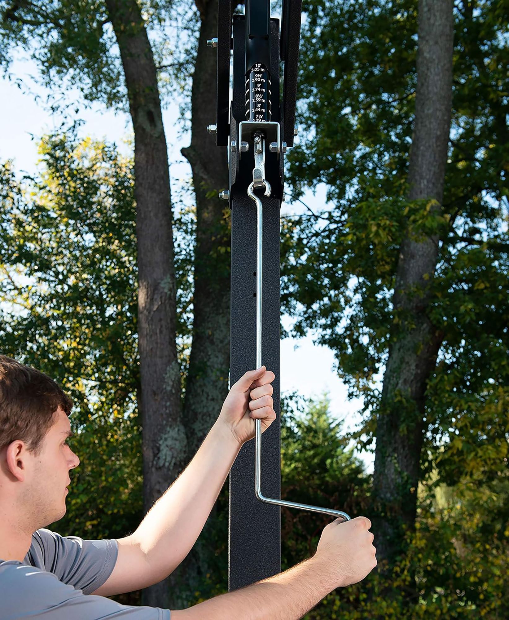 Spalding 54" Acrylic In-Ground Basketball Hoop product image