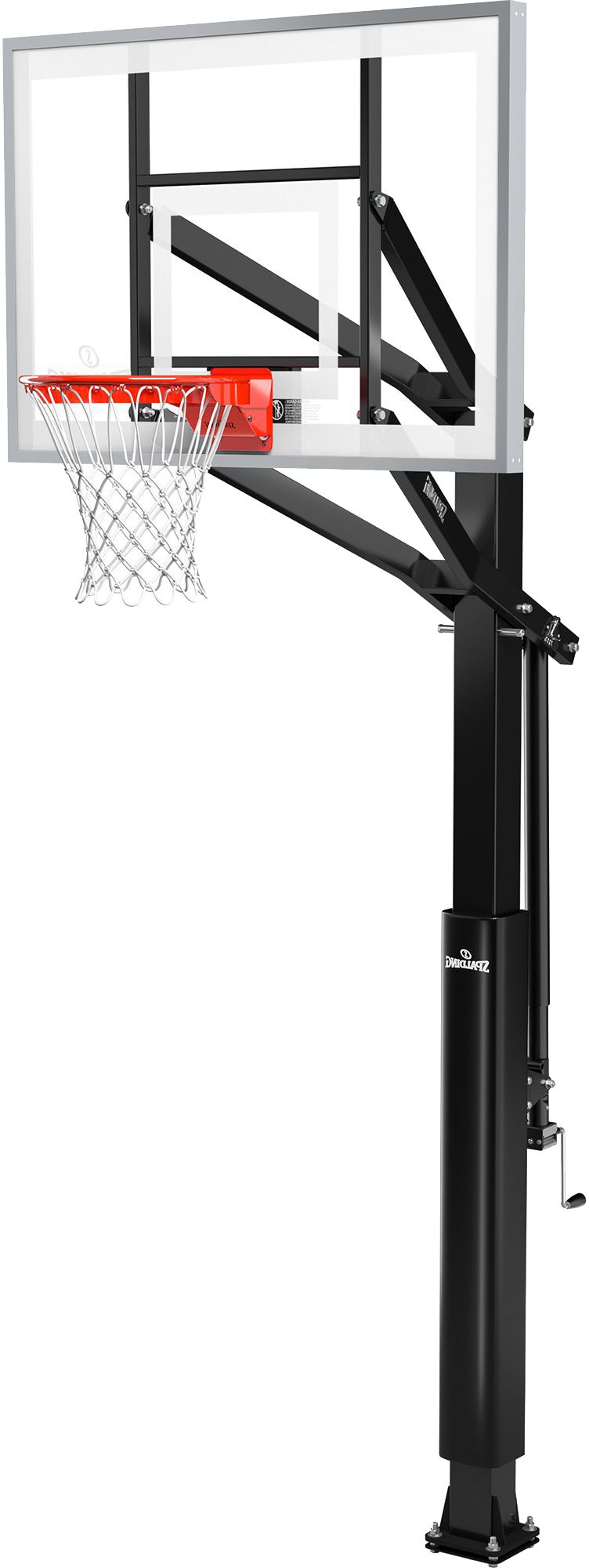Spalding 54" Tempered Glass 888 Series In-Ground Basketball Hoop product image