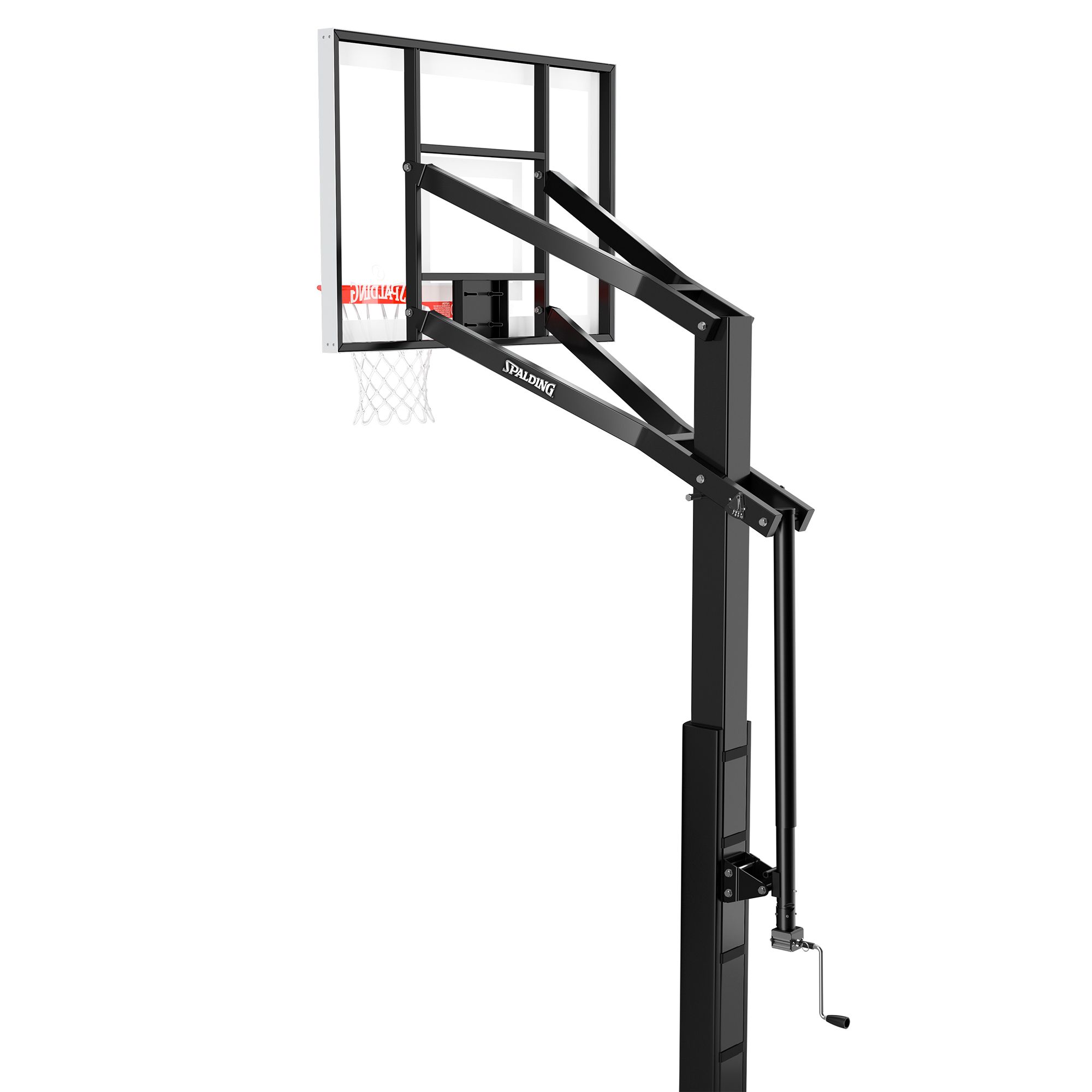 Spalding 54" Tempered Glass 888 Series In-Ground Basketball Hoop product image