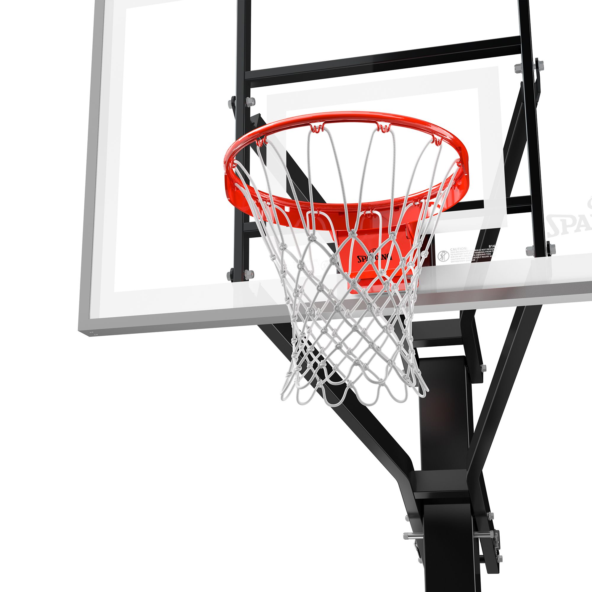 Spalding 60" Tempered Glass 888 Series In-Ground Basketball Hoop product image