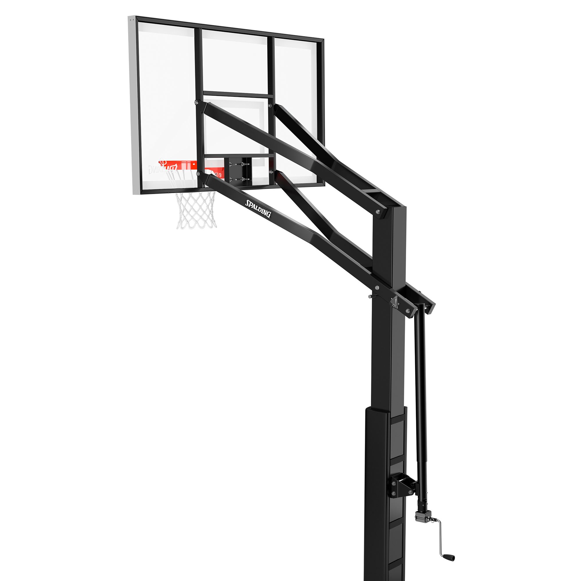 Spalding 72" Tempered Glass 888 Series In-Ground Basketball Hoop product image