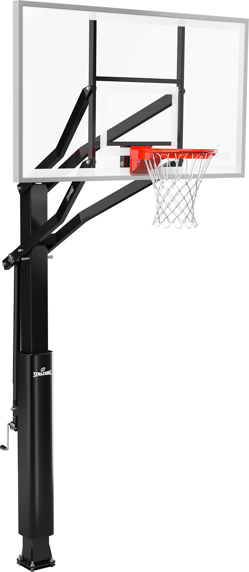 Spalding 72" Tempered Glass 888 Series In-Ground Basketball Hoop product image
