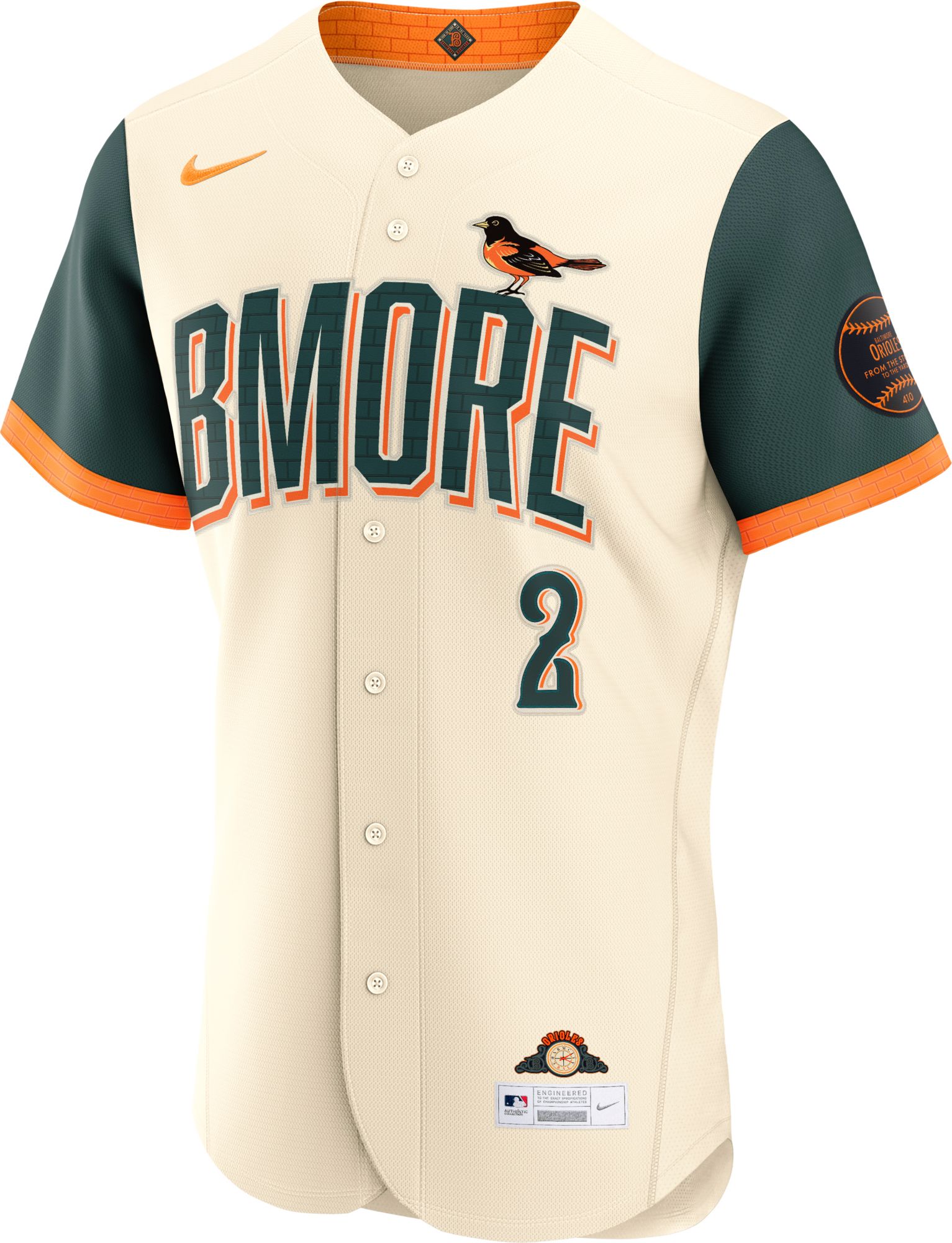 Nike Men's Baltimore Orioles Gunnar Henderson #2 2026 City Connect Replica Jersey product image