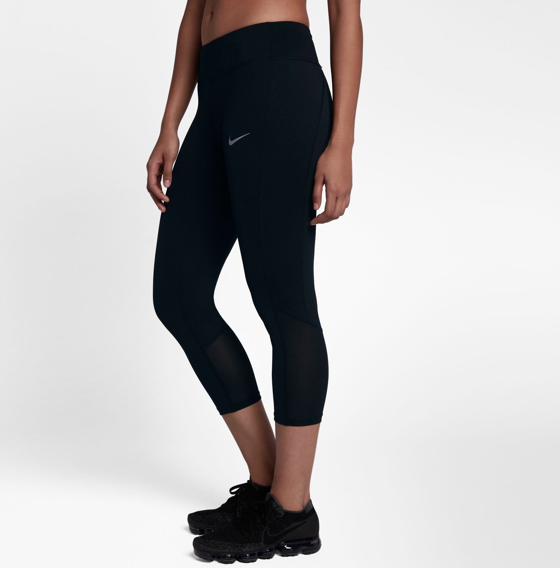 nike women's power running crop leggings