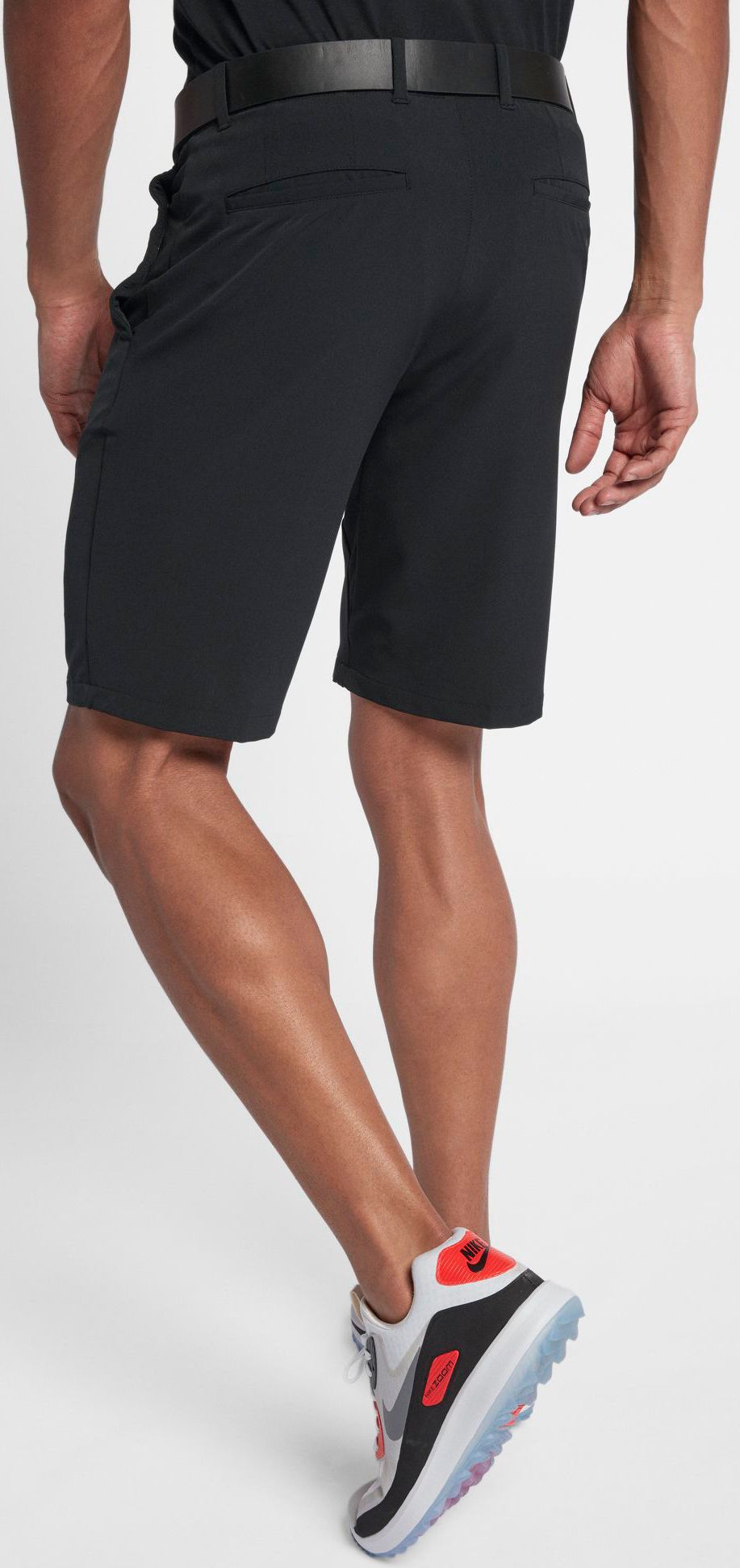 skinny fit golf shorts