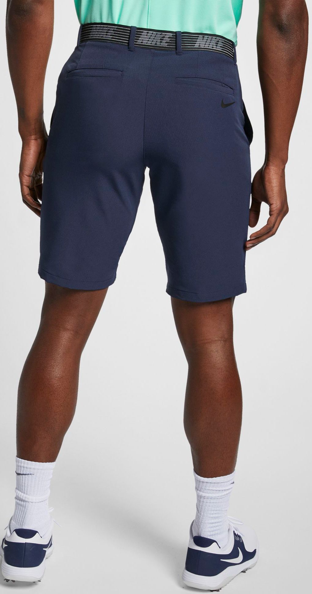 nike men's solid slim fit flex golf shorts