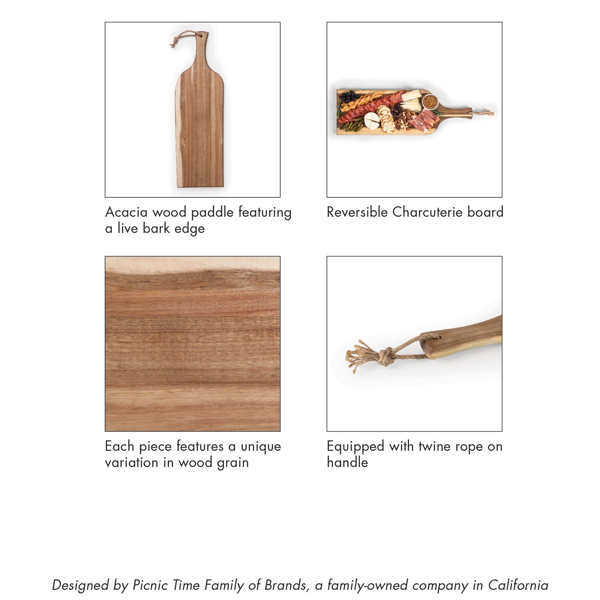 Picnic Time Indianapolis Colts Acacia Charcuterie Board product image