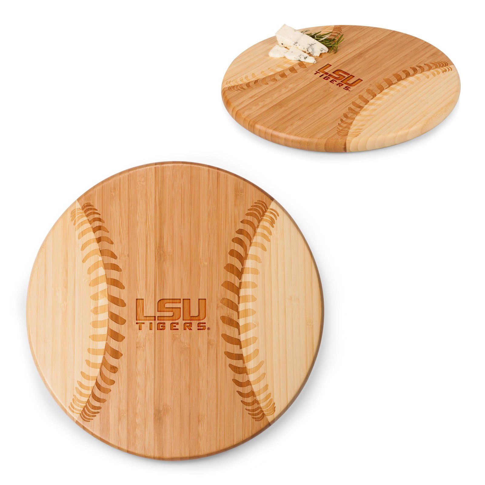 Picnic Time LSU Tigers Home Run Baseball Serving Tray product image
