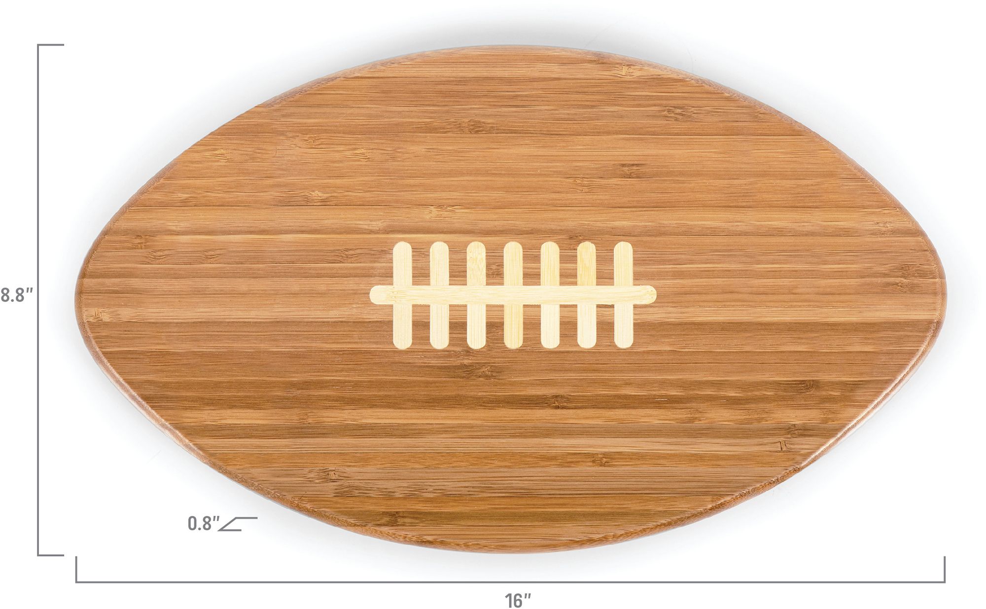 Picnic Time Atlanta Falcons Football Cutting Board Tray