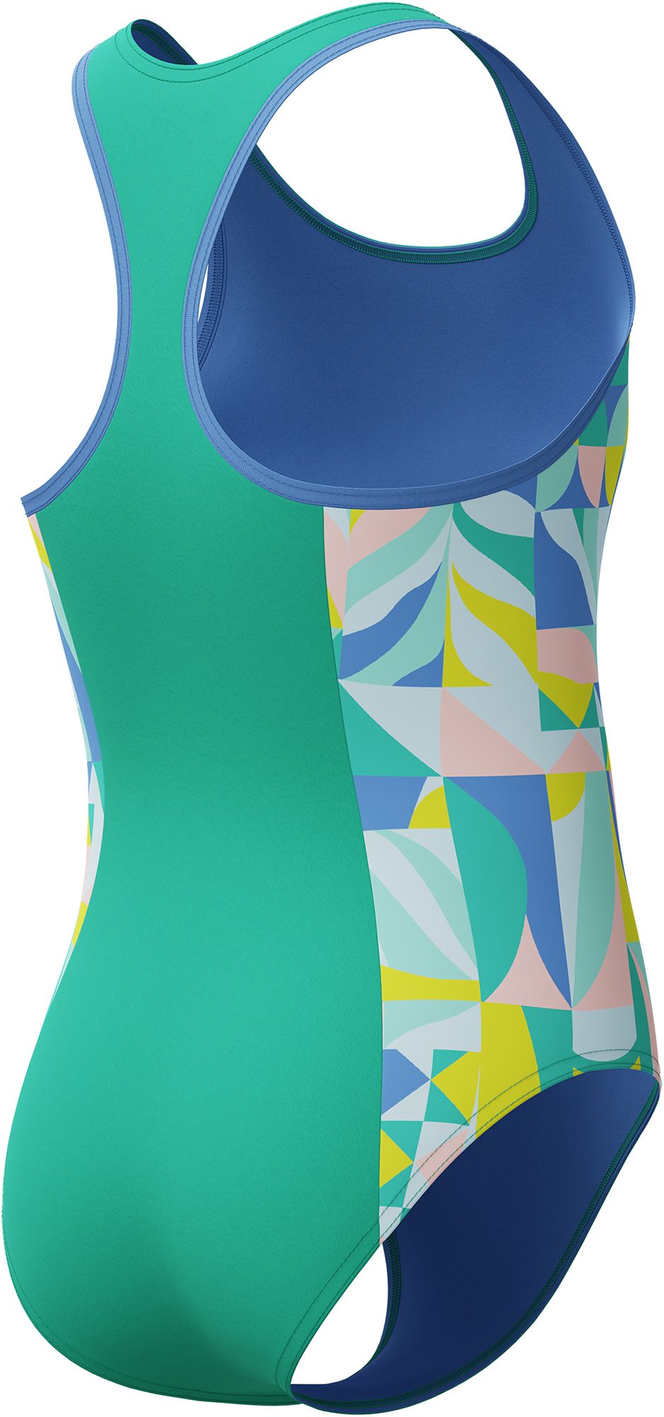 Speedo Girls' Printed Spliced Racerback One-Piece Swimsuit product image