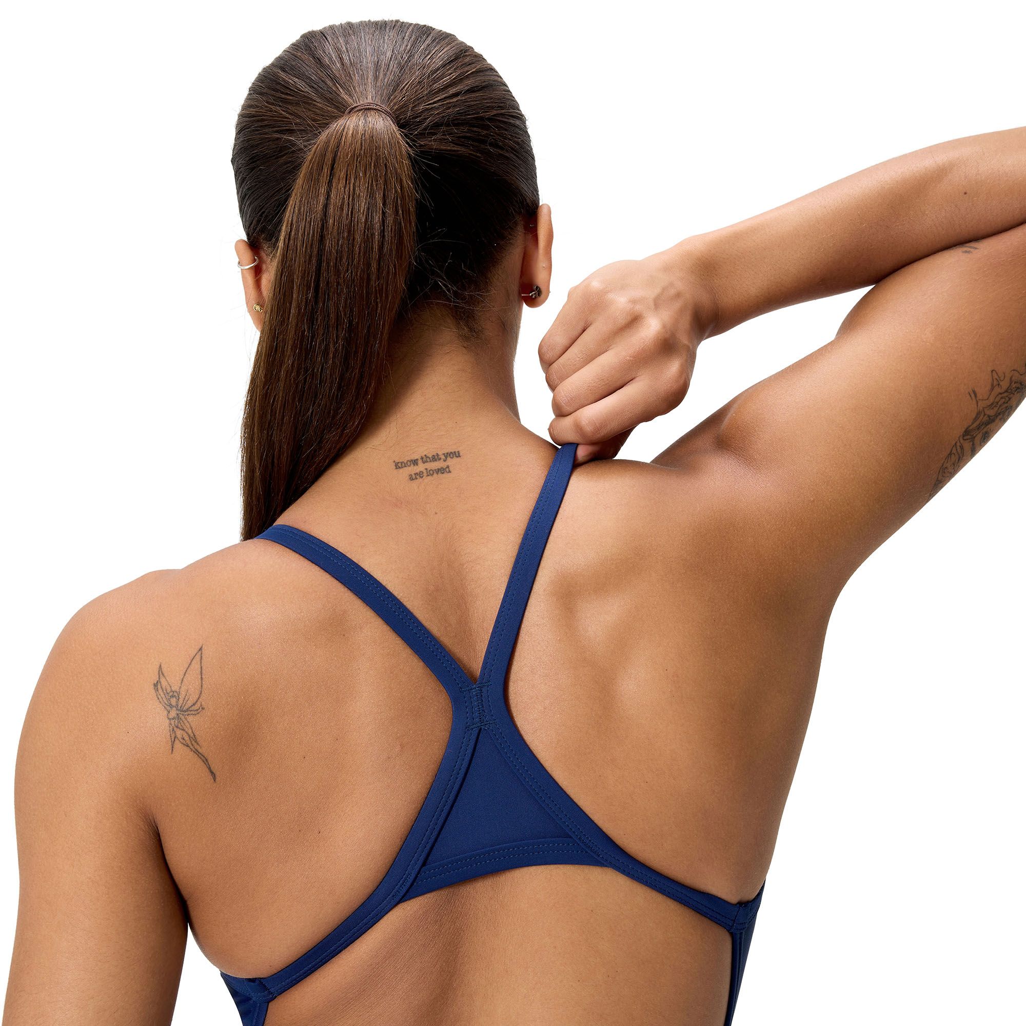 Speedo Women's Solid Endurosoft Turnback Swimsuit product image