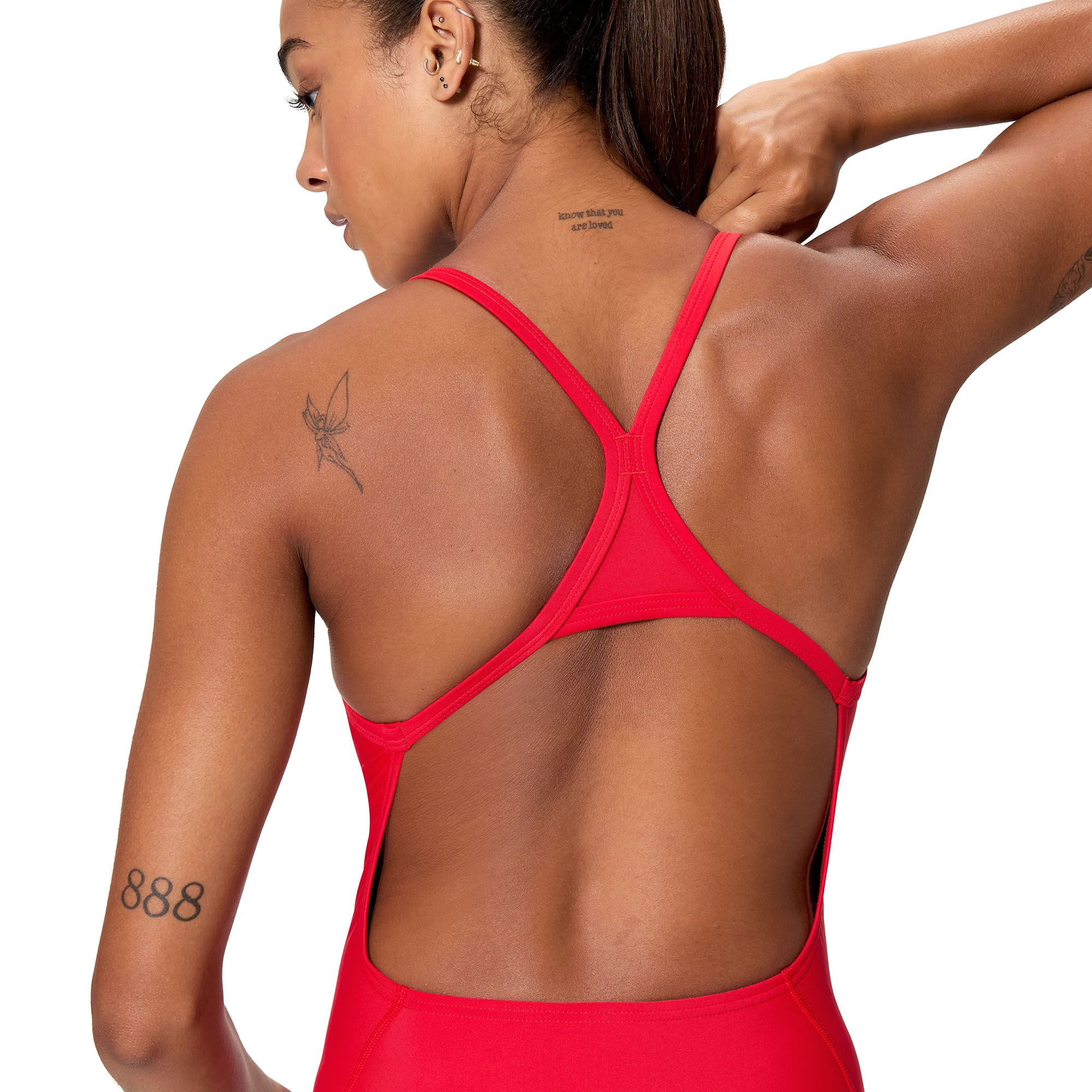 Speedo Women's Solid Endurosoft Turnback Swimsuit product image