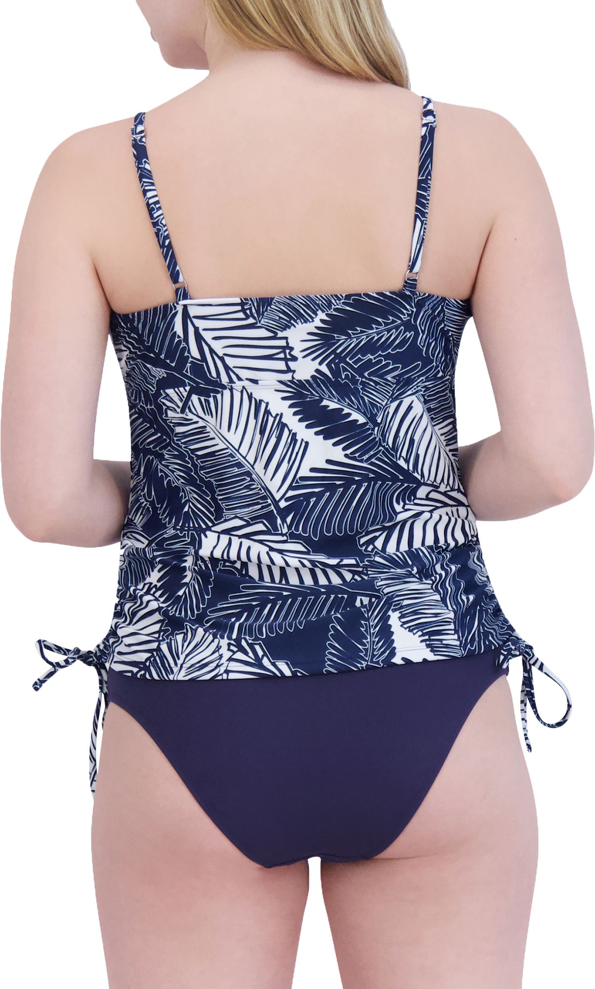 Nautica Women's Print Adjustable Side Tankini Set product image