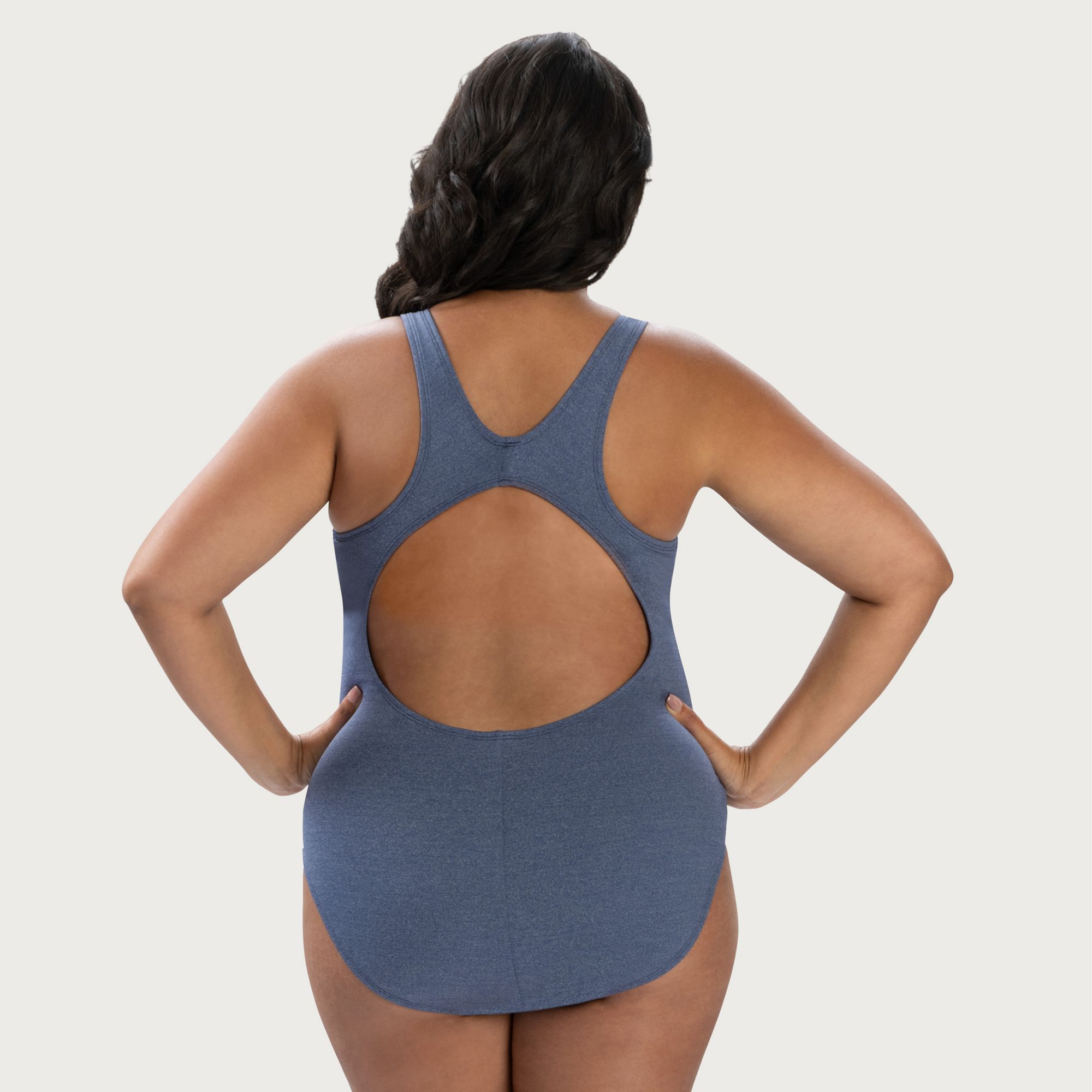 Dolfin Women's Aquashape Heathered One Piece Swimsuit product image