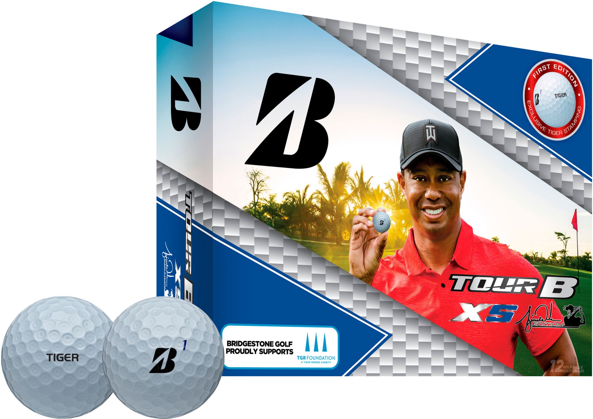 Bridgestone TOUR B XS Golf Balls – Tiger Woods Special Edition product image