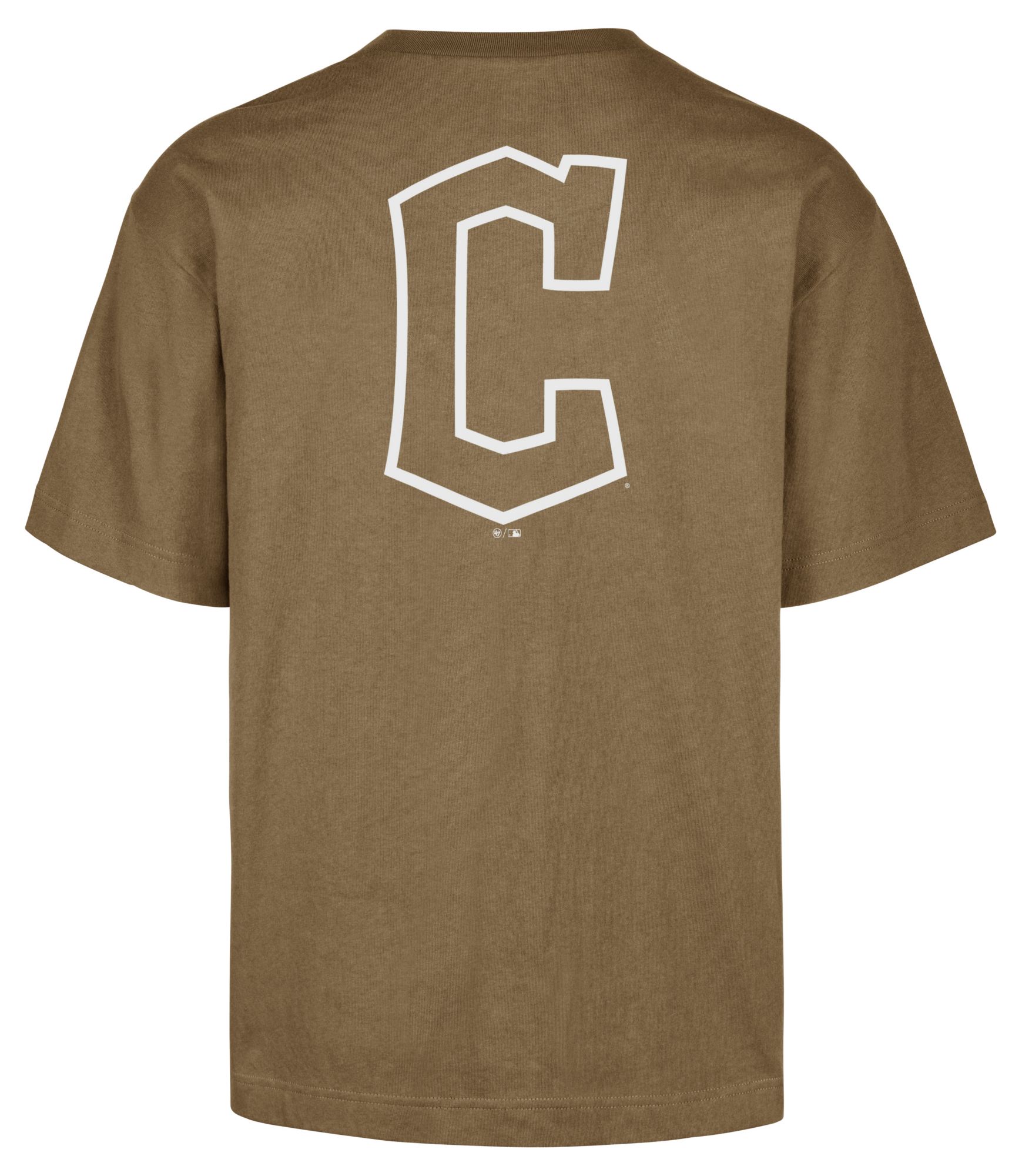 '47 Men's Cleveland Guardians Tan Lateral Foundation T-Shirt product image