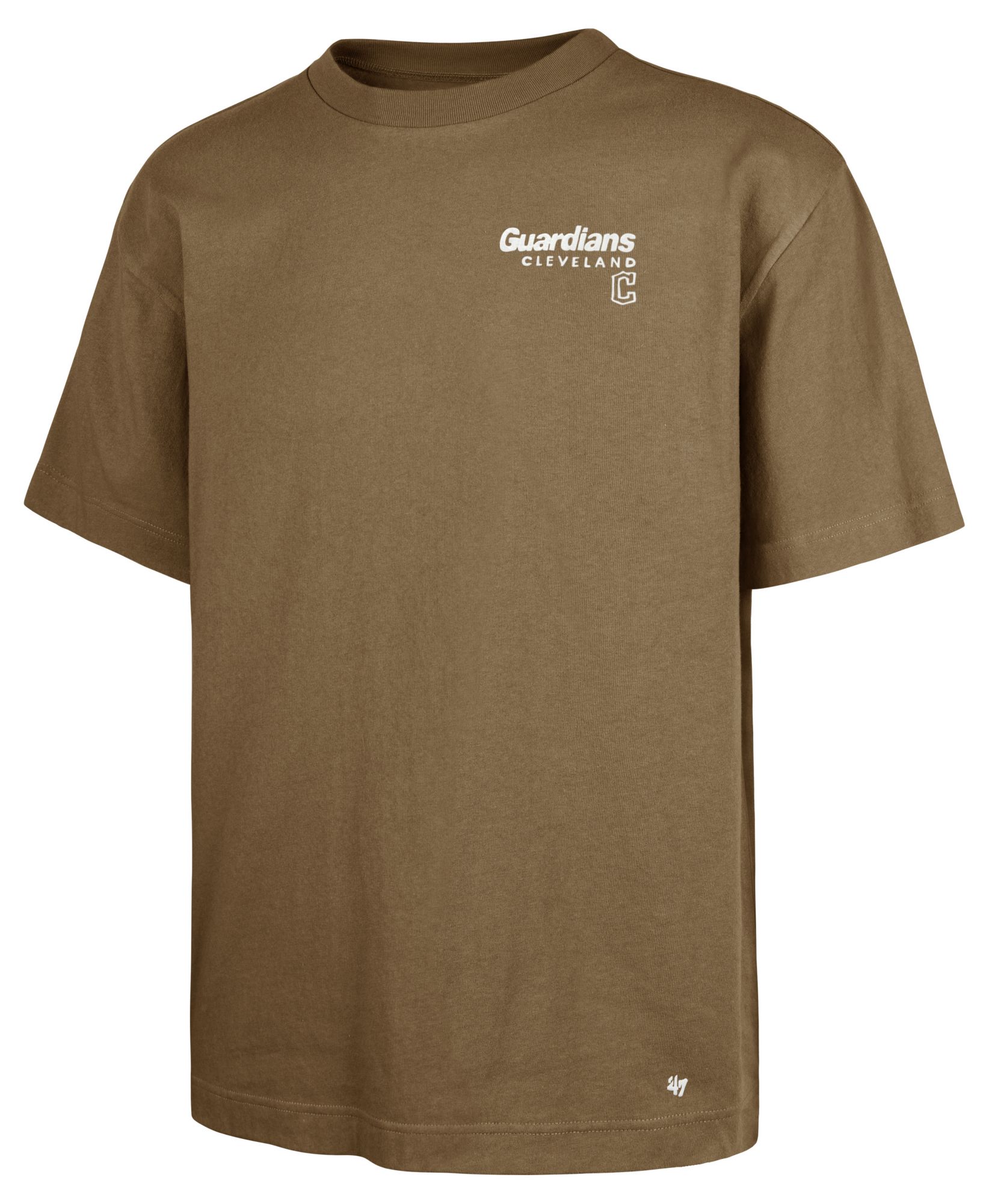 '47 Men's Cleveland Guardians Tan Lateral Foundation T-Shirt product image