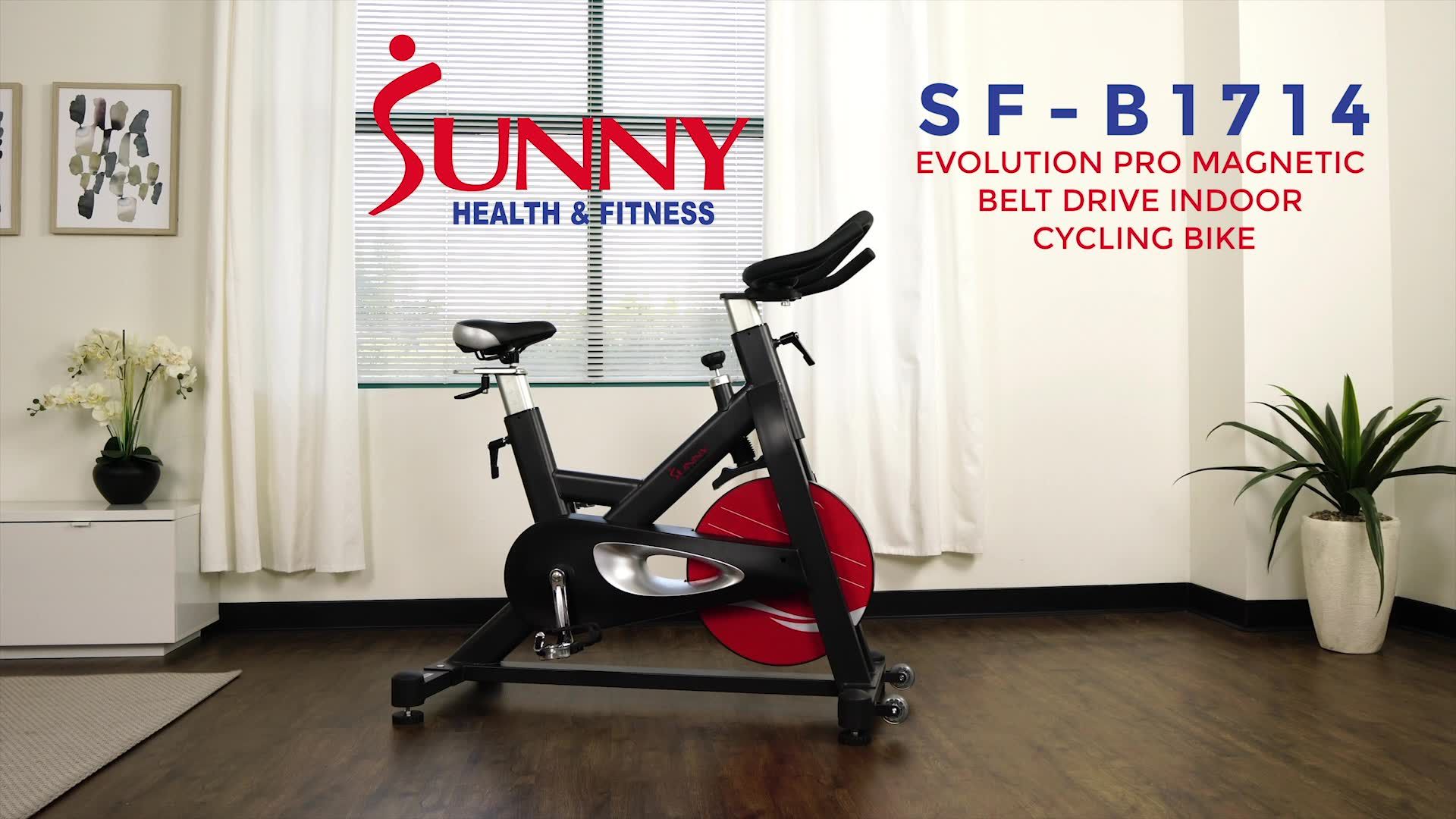 Sunny Health & Fitness SF-B1714 Evolution Pro Indoor Cycling Bike product