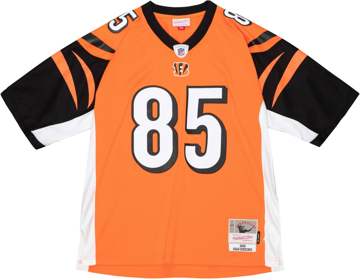 Mitchell Ness Men s Cincinnati Bengals Chad Ochocinco Johnson 85 2009 Orange Throwback Jersey Dick s Sporting Goods