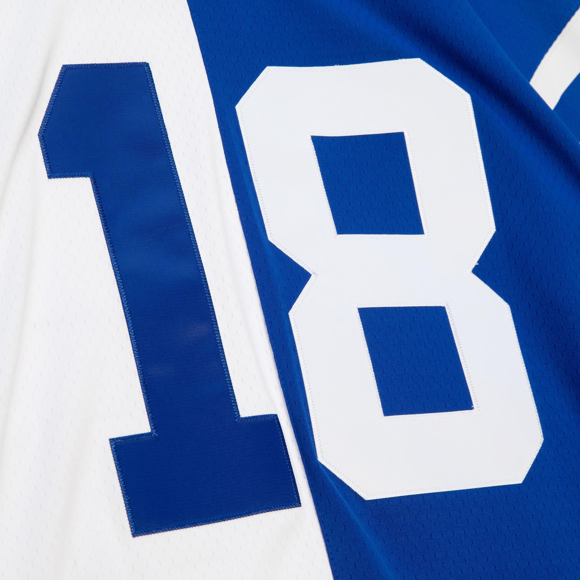 Mitchell & Ness Men's Indianapolis Colts Peyton Manning #18 1998 Split Throwback Jersey product image