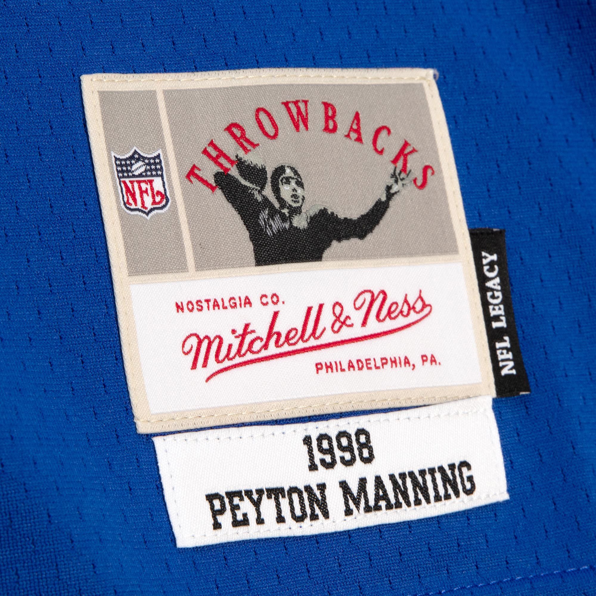 Mitchell & Ness Men's Indianapolis Colts Peyton Manning #18 1998 Split Throwback Jersey product image