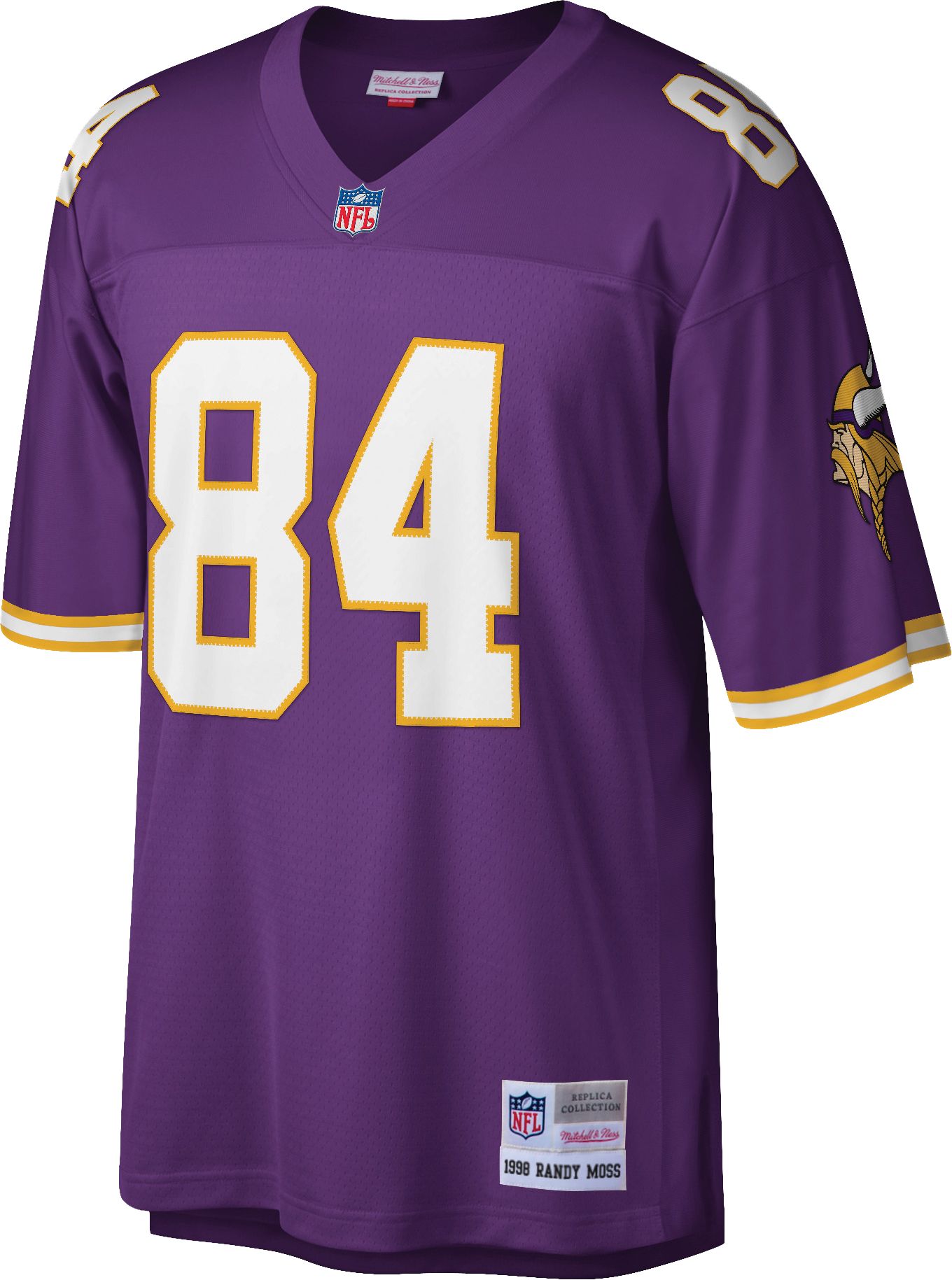 Mitchell & Ness Men's Minnesota Vikings Randy Moss #84 1998 Throwback Jersey product image
