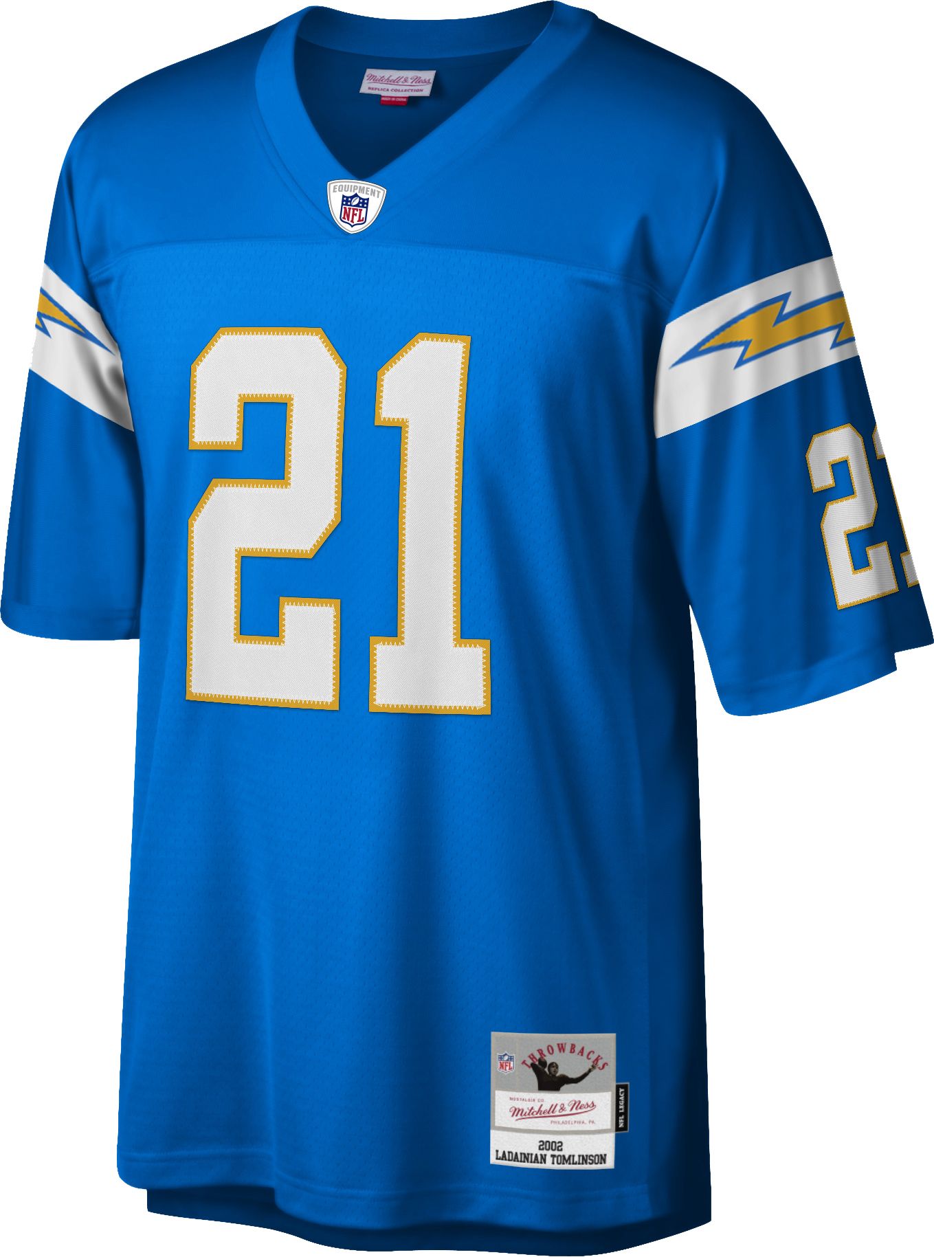 Mitchell Ness Men's Los Angeles Chargers LaDainian Tomlinson #21