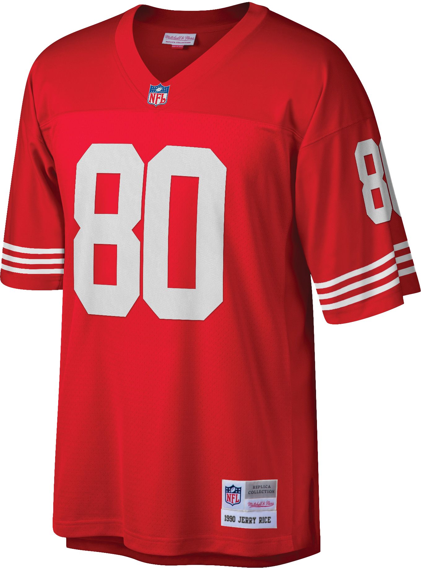 Mitchell & Ness Men's San Francisco 49ers Jerry Rice #80 1990 Throwback Jersey product image
