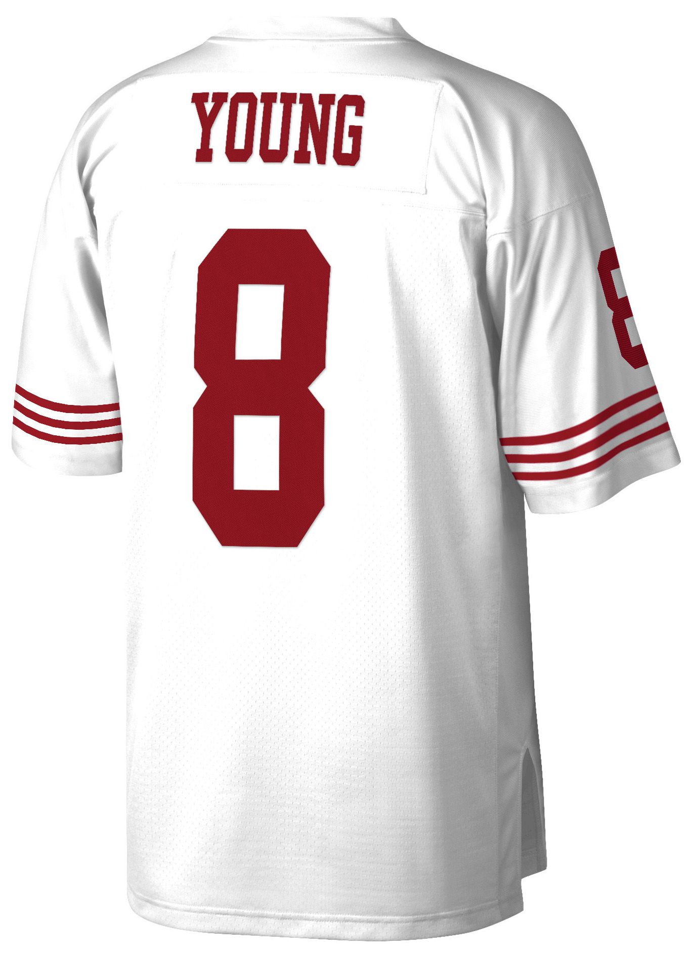 Mitchell & Ness Men's San Francisco 49ers Steve Young #8 White 1994 Replica Football Jersey product image