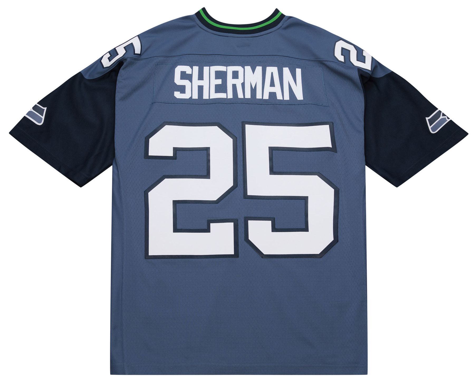 Mitchell & Ness Men's Seattle Seahawks Richard Sherman #25 Blue 2011 Replica Football Jersey product image