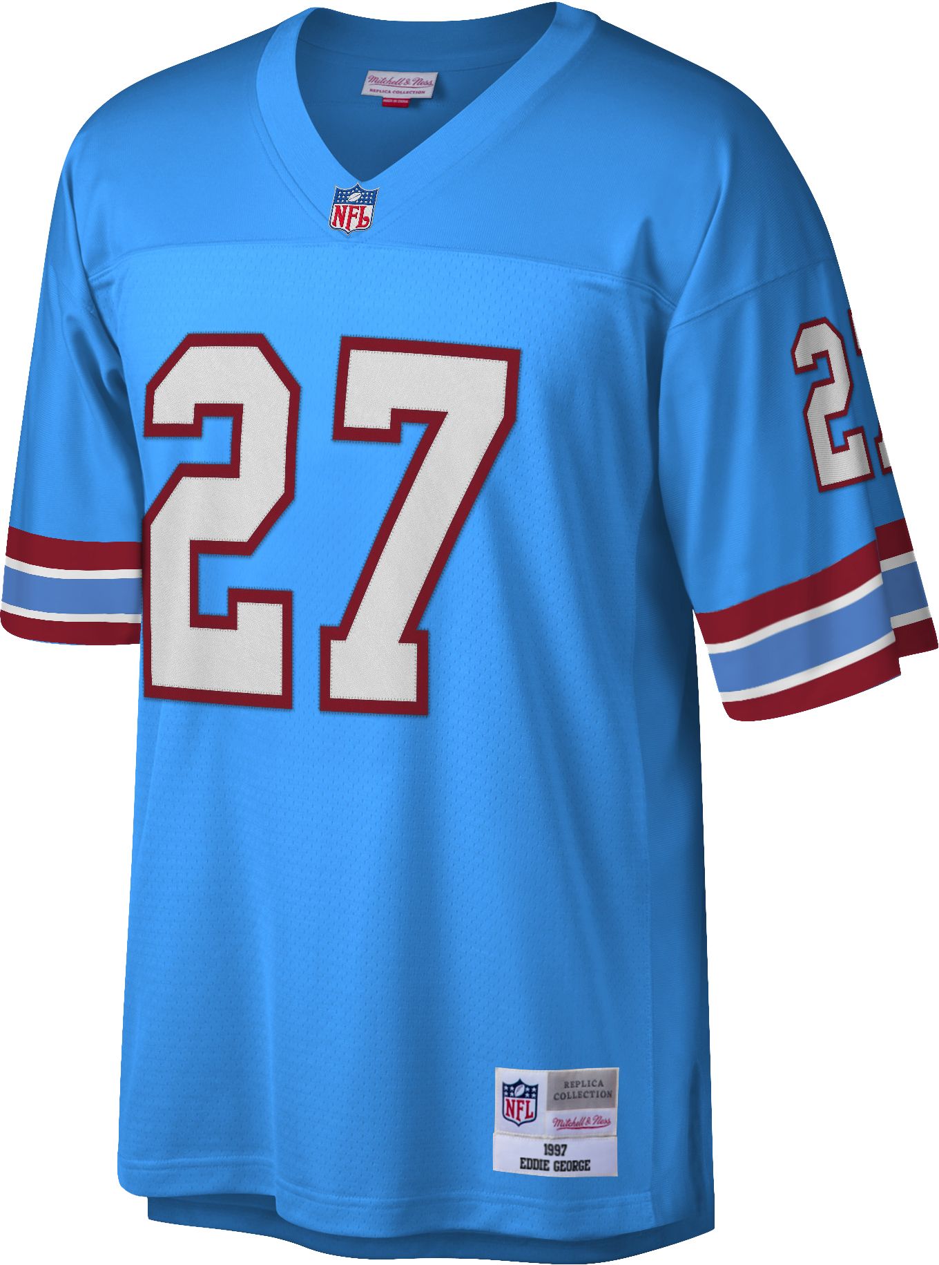 Mitchell & Ness Men's Houston Oilers Eddie George #27 1997 Throwback Jersey product image