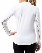 SanSoleil Women's Sunglow Long Sleeve Piping Golf Polo product image