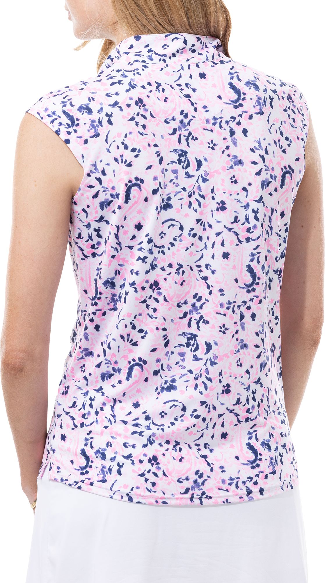 SanSoleil Women's Solcool Sleeveless Mock Neck Golf Shirt product image