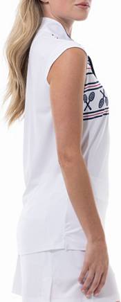 SanSoleil Women's SolCool Sleeveless Mock Neck Tennis Shirt product image