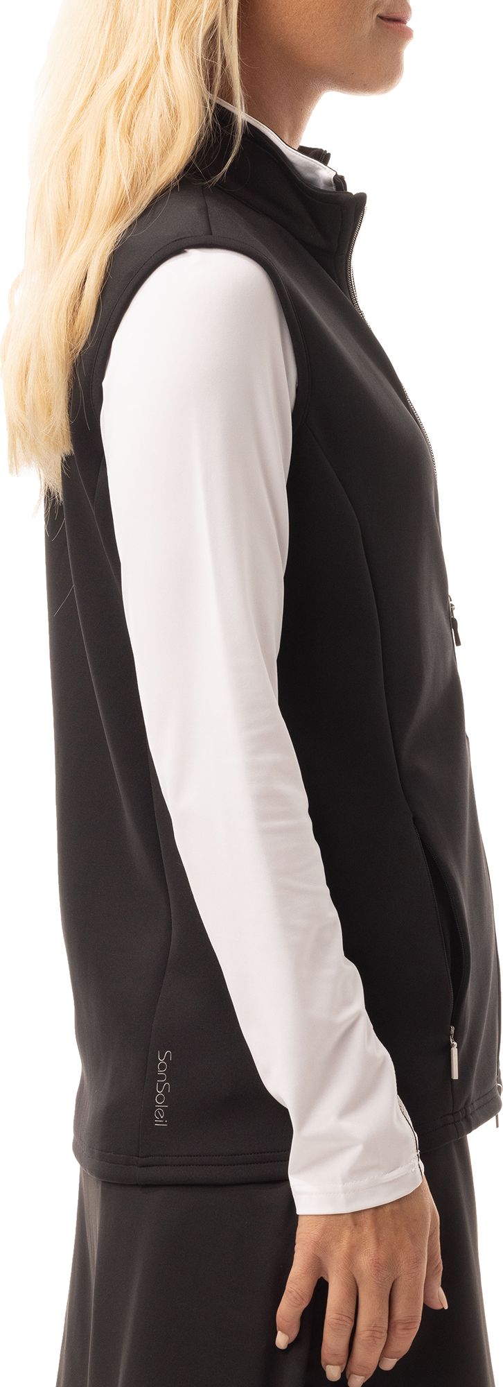 SanSoleil Women's Sol-Layer Solid Golf Vest product image