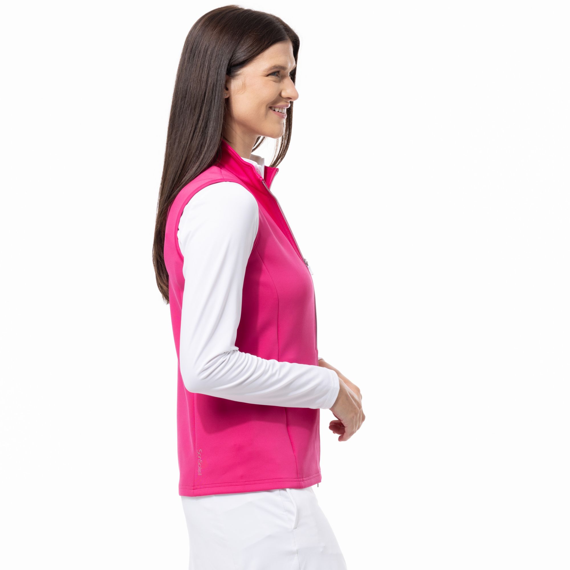 SanSoleil Women's Sol-Layer Solid Golf Vest product image