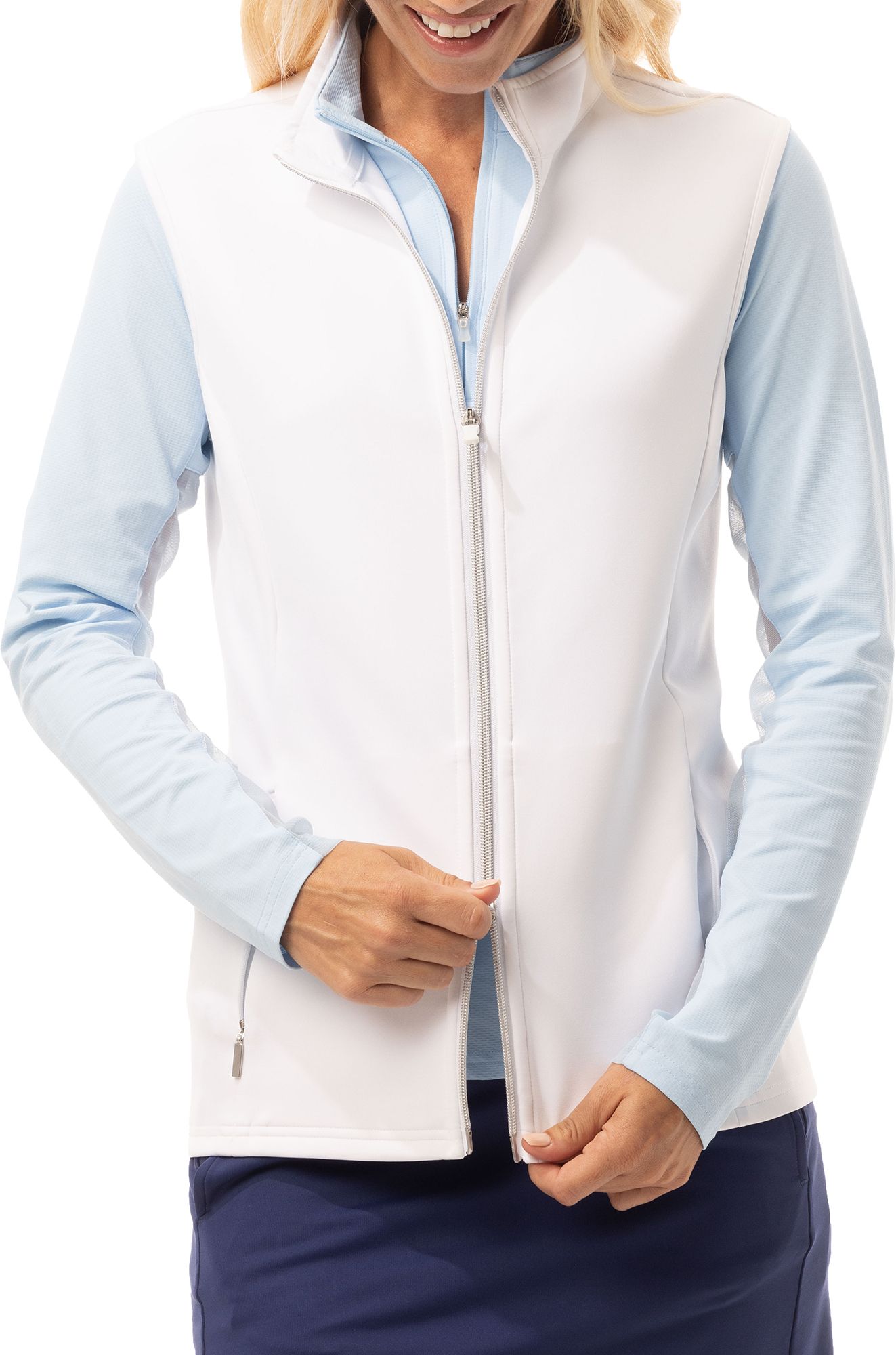 SanSoleil Women's Sol-Layer Solid Golf Vest product image