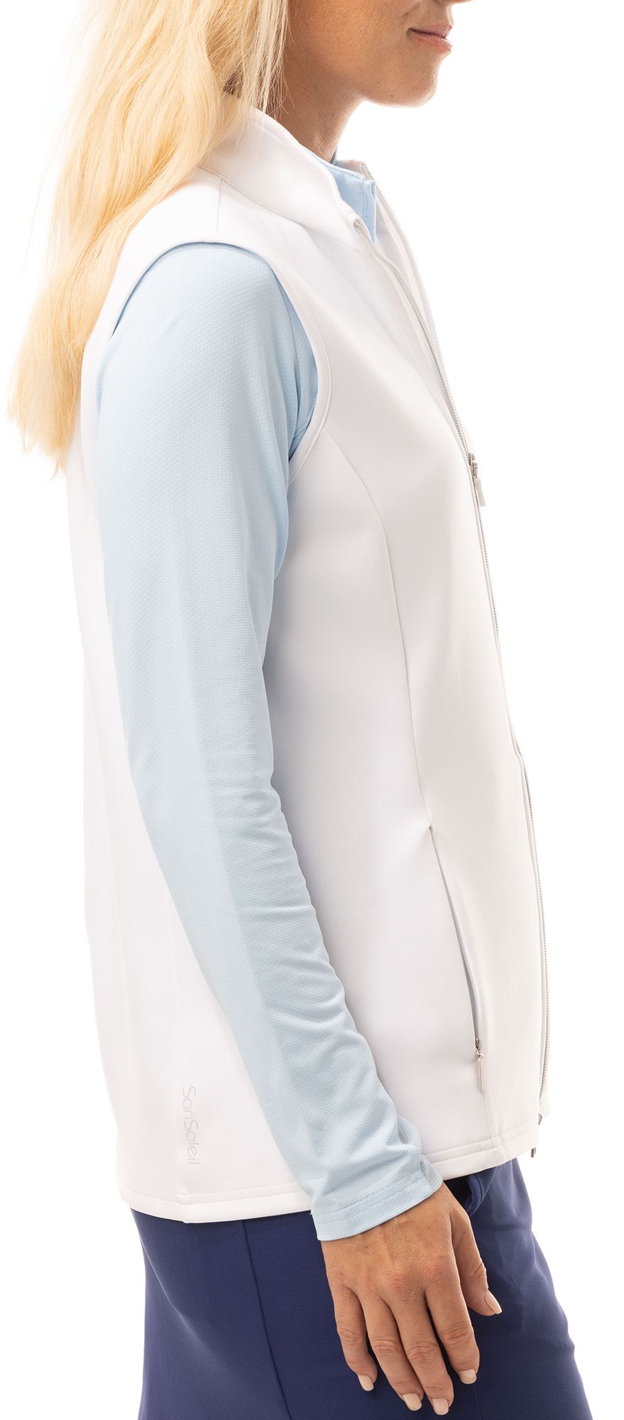 SanSoleil Women's Sol-Layer Solid Golf Vest product image
