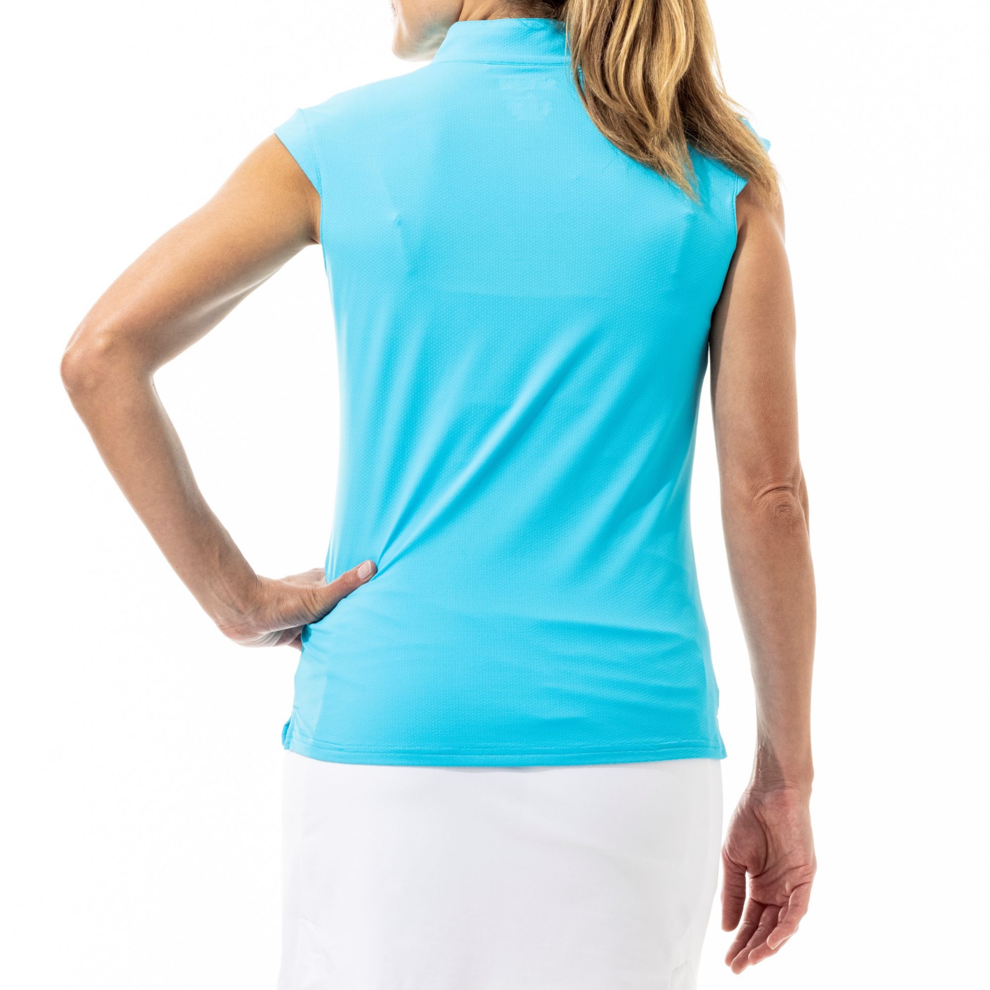 SanSoleil Womens Sleeveless Mock Neck Shirt product image