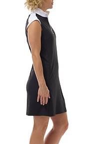 SanSoleil Women's Sleeveless Color-blocked Zip Neck Dress product image