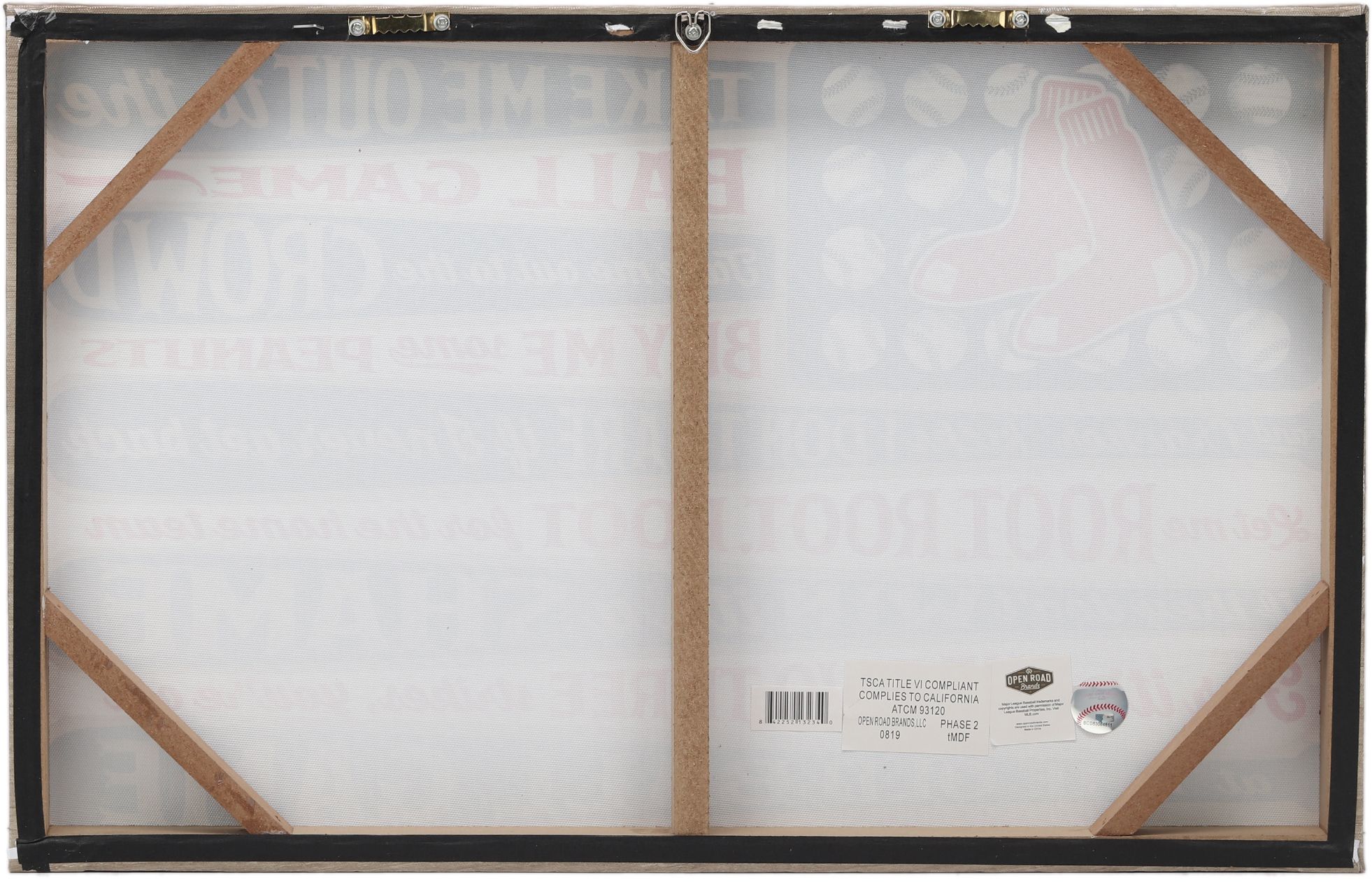 Open Road Boston Red Sox Ball Game Canvas