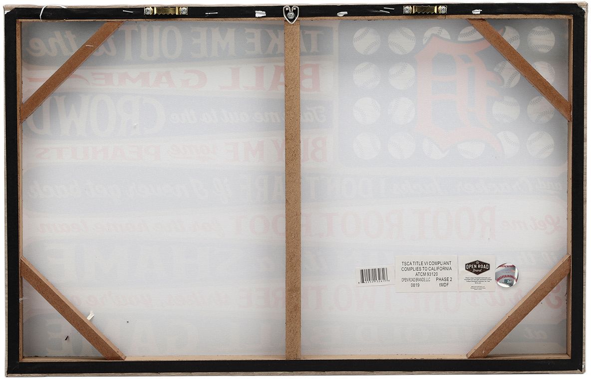 Open Road Detroit Tigers Ball Game Canvas product image