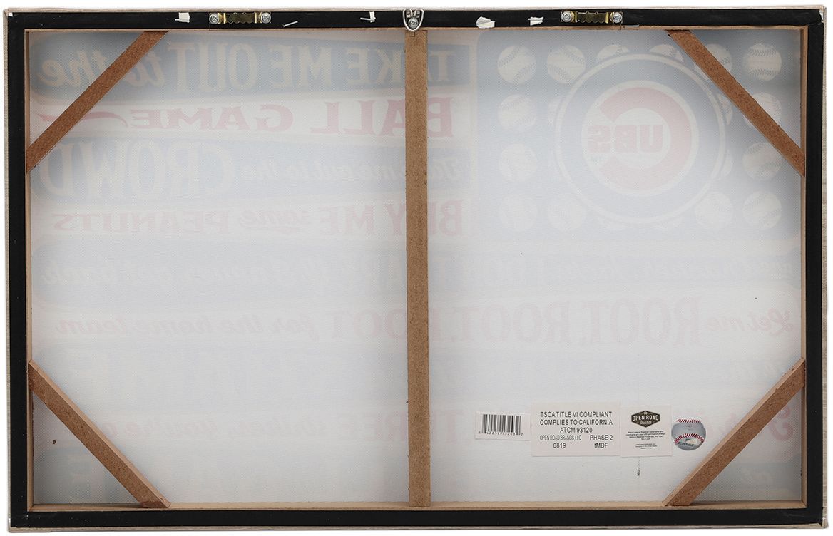 Open Road Chicago Cubs Ball Game Canvas product image