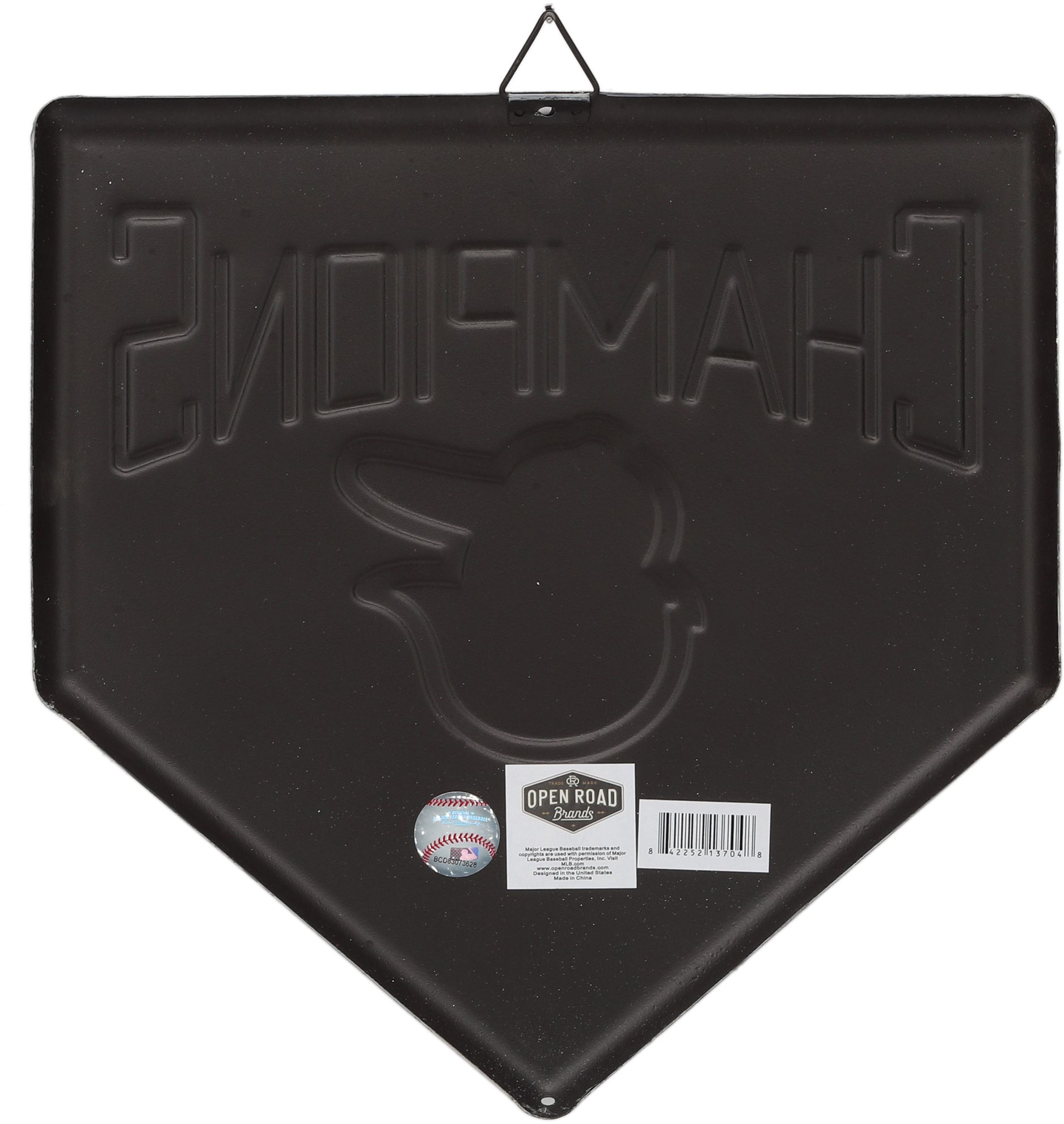 Open Road Baltimore Orioles Home Plate Sign