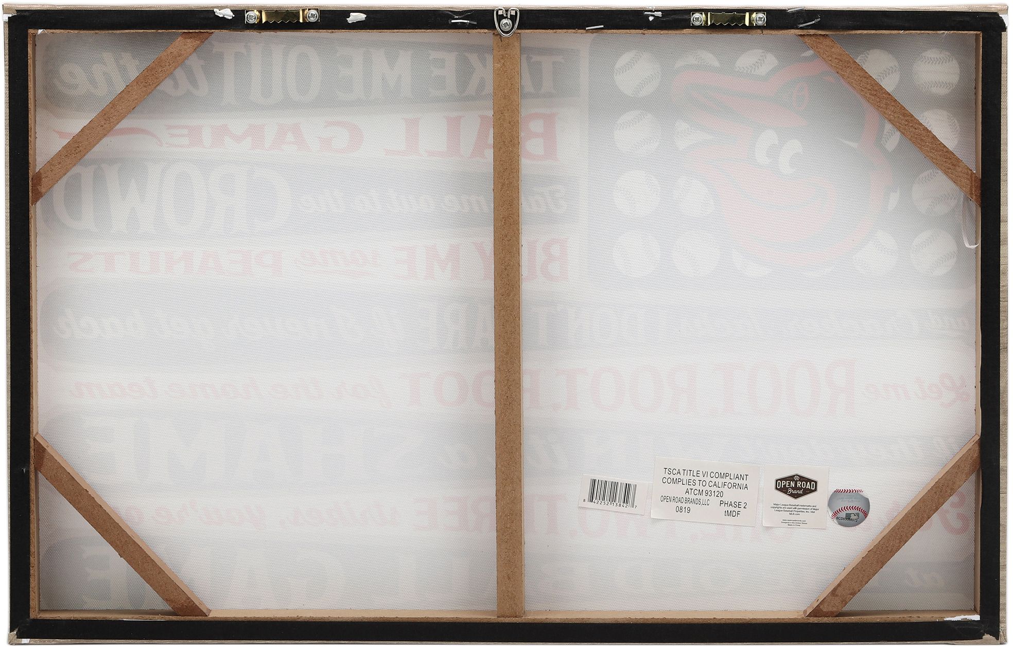 Open Road Baltimore Orioles Ball Game Canvas product image