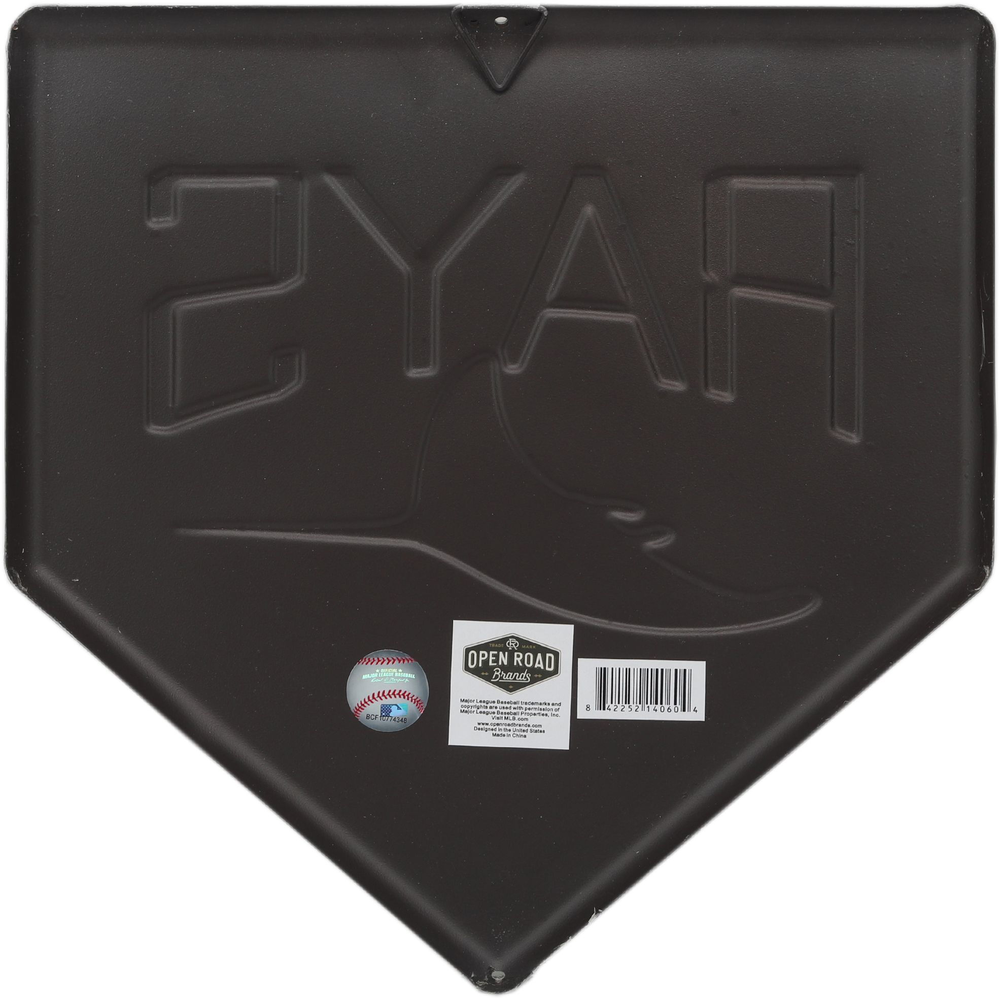 Open Road Tampa Bay Rays Home Plate Sign product image