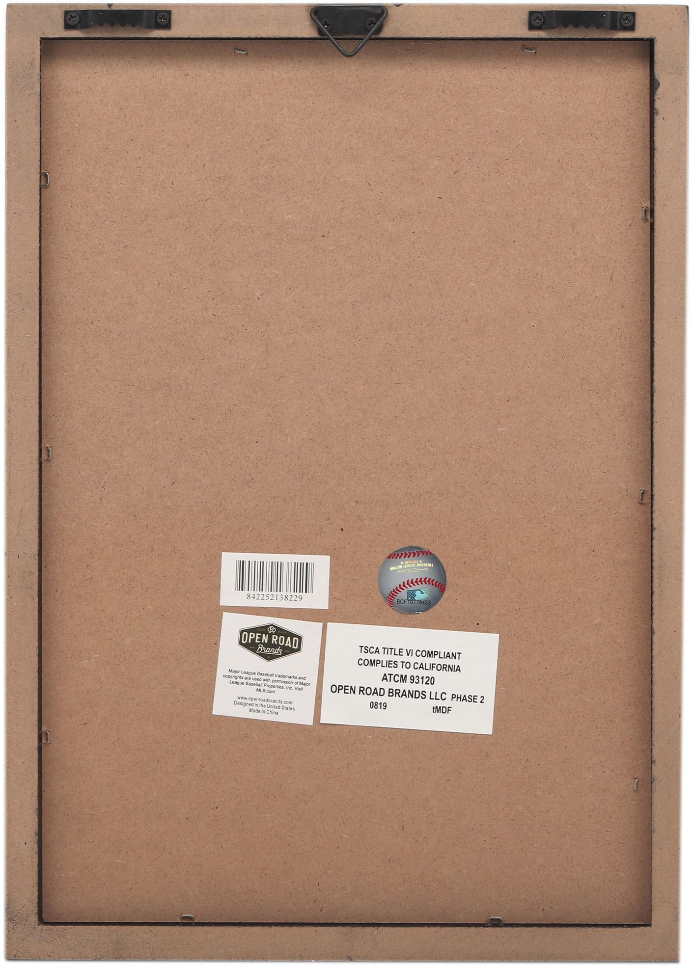 Open Road Texas Rangers Framed Wood Sign product image