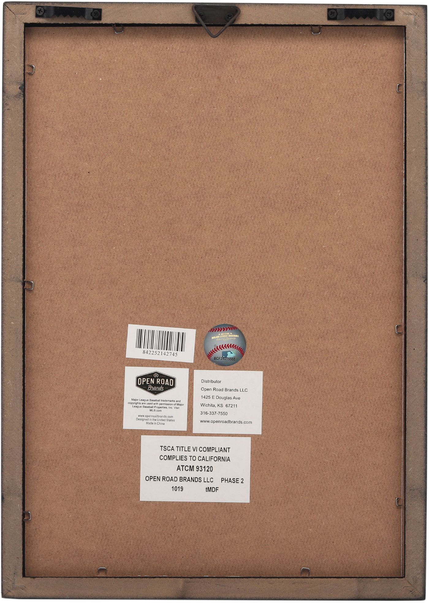 Open Road Colorado Rockies Framed Wood Sign product image