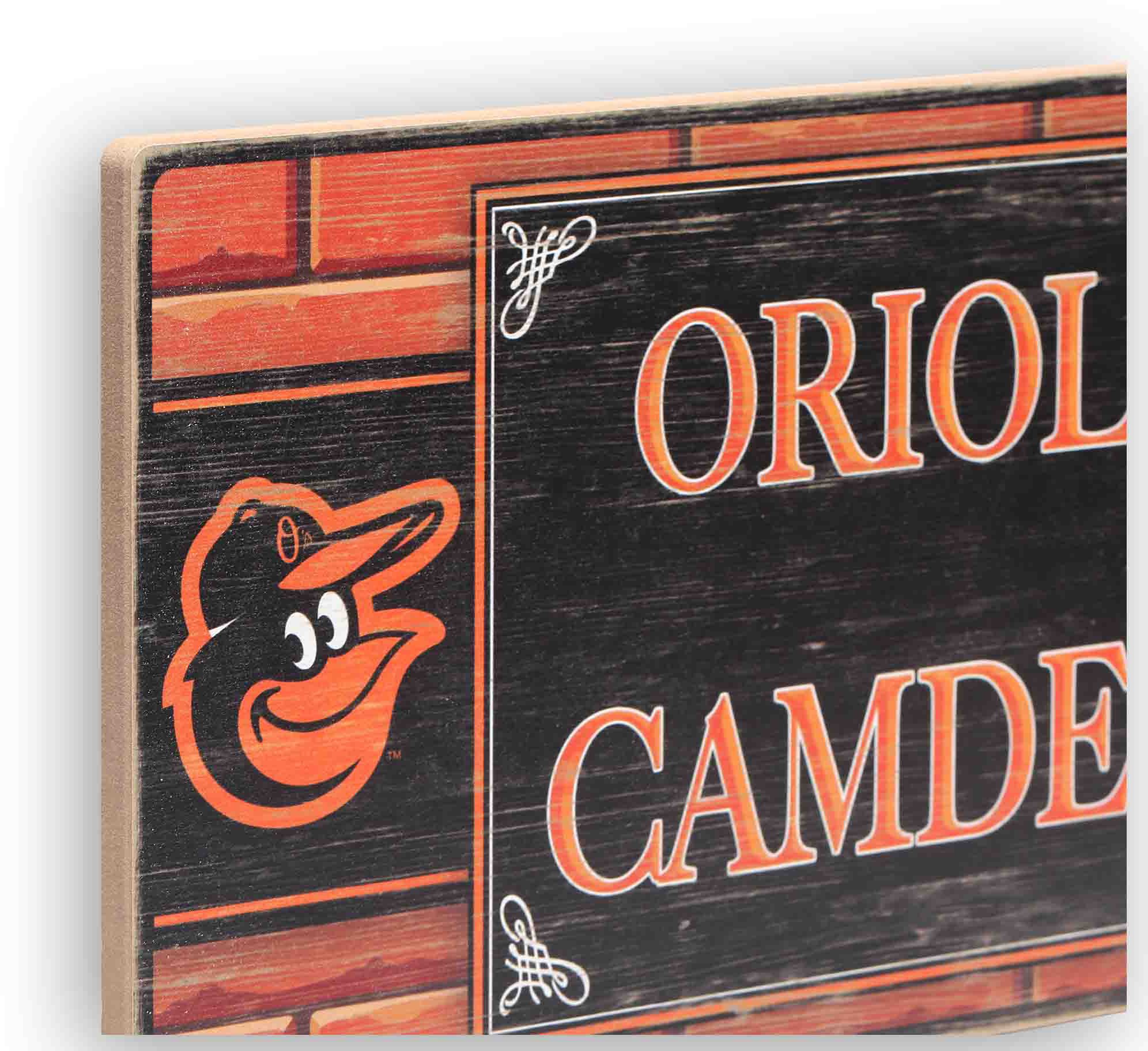 Open Road Baltimore Orioles Traditions Wood Sign product image